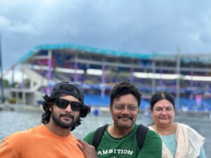 Aadi Saikumar Instagram - Wishing Nana many many happy returns of the day @officialsaikumar have a great year