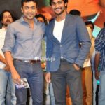 Aadi Saikumar Instagram - throw back with suriya sir for my movie rough