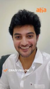 Aadi Saikumar Instagram - A new age triangle love story with a twist. Mee crazy weekend ni Inka crazy ga maa #CrazyFellowOnAHA tho enjoy cheyyandi.😉 Streaming now! @aadipudipeddi @diganganasuryavanshi @mirnaaofficial @sirikiphanikrishna @srisathyasaiarts #KKRadhamohan @rrdhruvan #SatishMutyala #GiduturiSatya @adityamusicindia @adityamovies