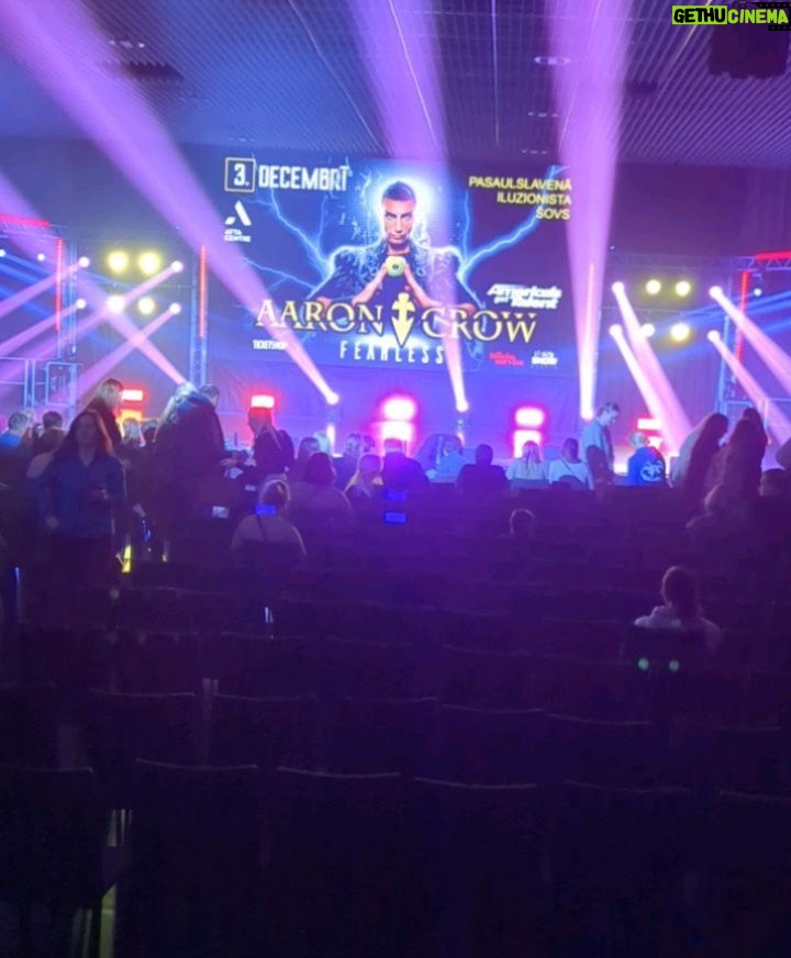 Aaron Crow - 577 Likes - Looking forward to an exciting couple of days. Come see us my full evening show at the Atta center - Riga !!