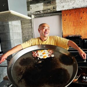 Abareru-kun Instagram - 少し大きめのハムエッグ作ったよ🥚🍖