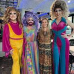 Abby Coleman Instagram - Thank you @bebegunn__ @lululemans for birthing “KFShe” aka @mattyacton and hosting drag bingo to raise money for @topblokesfoundation to help young men struggling with mental health. Matt you were wonderful and I’m sure you now realise walking 50km will be hard but easier than spending 5 mins in stilettos 👠 Do yourself a favour and go and see @dragbrunchclub at @cloudlandbrisbane 💕💕💕love you queens