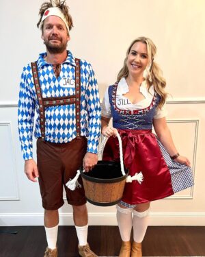 Abby Coleman Instagram - Who loves a dress up party?!!!!! We do!!! Come as something starting with “J” As my Jack (@seedsman17 ) said here is another one for our massive dress up box! 😉😉#jackandjill