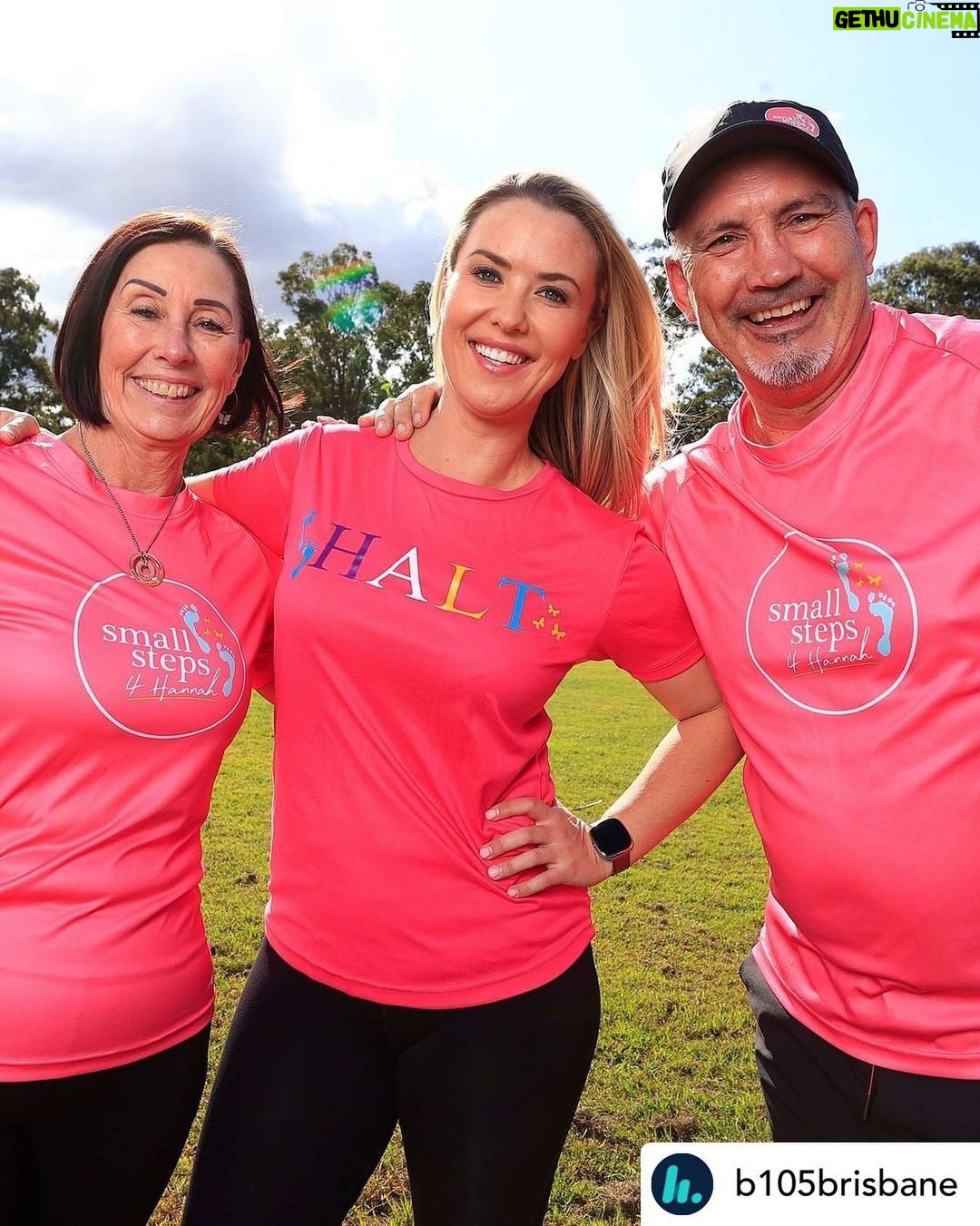Abby Coleman Instagram - It’s not too late to join the @smallsteps4hannah team doing the Bridge to Brisbane this weekend @bridge2brisbane 📸 @couriermail