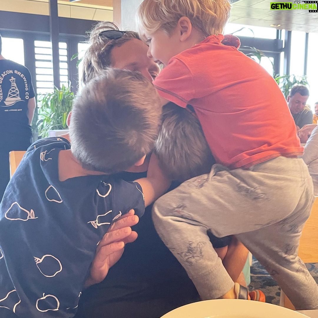 Abby Coleman - 2.2K Likes - I’ve got endless comments from strangers saying things like “oh dear three boys - you must be going straight to heaven” “ahhh what a shame you don’t have a girl” I always smile cause I’m sure they mean well but if only they knew how much I love it and our endless boy hugs #boymum