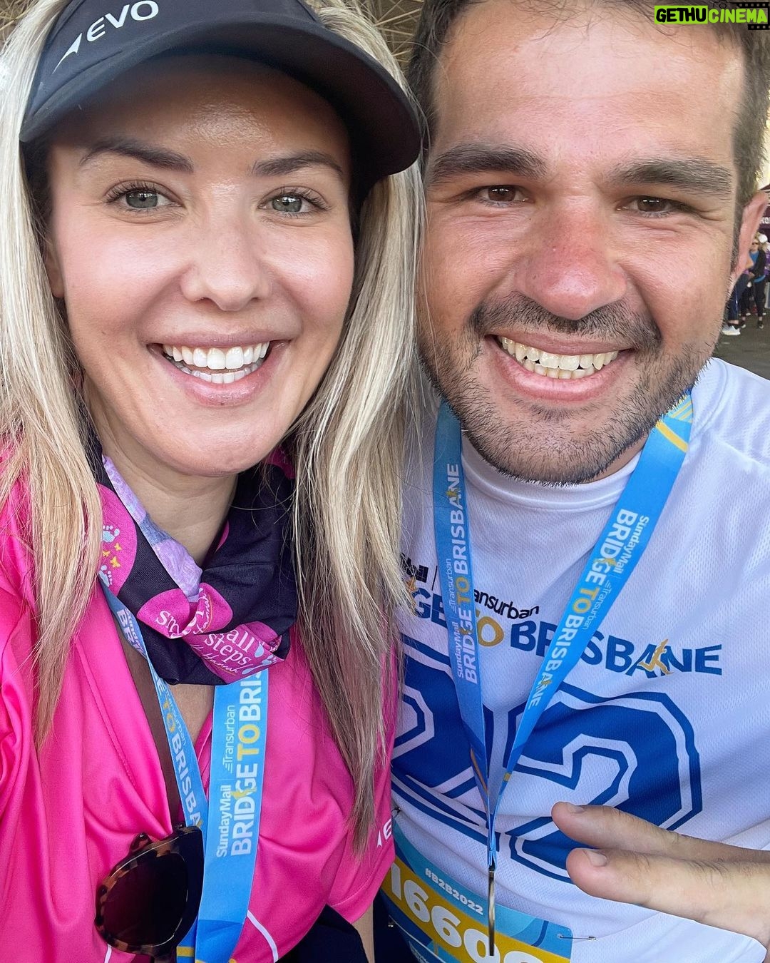 Abby Coleman Instagram - Bridge to Brisbane 2022 done….. high on endorphins so not thinking clearly but I’m totally going to run it all next year! 🤪 @smallsteps4hannah @b105brisbane @bridge2brisbane Brisbane Showgrounds