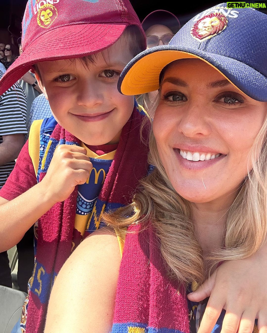 Abby Coleman - 1.9K Likes - What a weekend of Footy…. It’s just a game!
It’s a game each son started playing at the age of four and all became obsessed.
It’s the game I use to get my sons to start talking. Ask them about score predictions for the weekend and they won’t shut up.
It’s a game that is our family time… there is nothing better than cheering on every home game.
It’s a game that took us the MCG for our first time
@brisbanelions you are one amazing club and I’m gutted for you that you got so close but super proud of the season. Next year is yours 🏆 (the @brisbanebroncos too)
So sure it’s just a game but it means a lot to us
Thank you @brisbanelions #brisbanelions