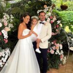 Abby Coleman Instagram - Just when I say I’m not doing anymore weddings this couple ask me to be their celebrant and I couldn’t help but say Yes!!!! @davvyxx you are an unbelievably beautiful soul and you and @jaxonmanuel make a lovely couple and an even cuter family with your daughter. Next outing #mumsgonewild 🤣 I’m glad yesterday was perfect ❤️❤️ Fins at Plantation House
