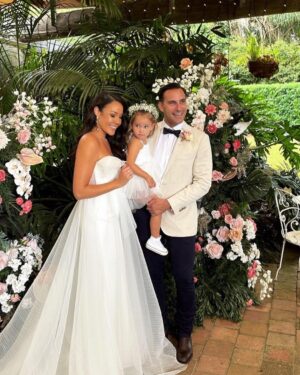 Abby Coleman Instagram - Just when I say I’m not doing anymore weddings this couple ask me to be their celebrant and I couldn’t help but say Yes!!!! @davvyxx you are an unbelievably beautiful soul and you and @jaxonmanuel make a lovely couple and an even cuter family with your daughter. Next outing #mumsgonewild 🤣
I’m glad yesterday was perfect ❤️❤️