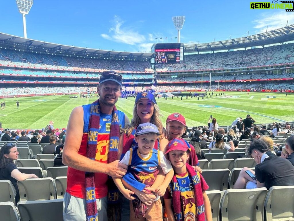 Abby Coleman Instagram - What dreams are made of 🥹🦁 Melbourne Cricket Ground (MCG)