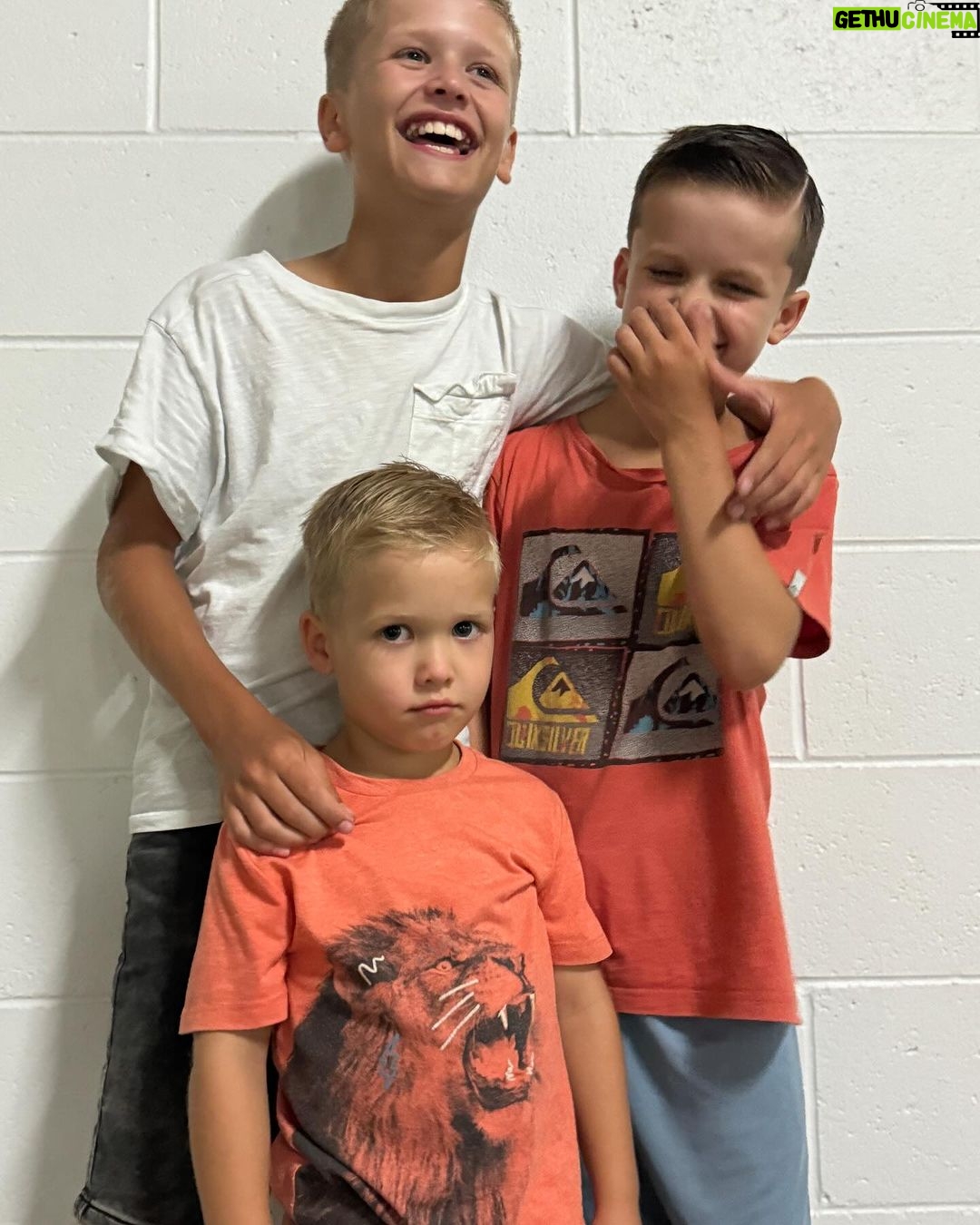 Abby Coleman - 2.1K Likes - I’m a bag full of emotions with one starting school and one starting high school. The days are long and the years are quick has never felt more true. You will be pleased to know their dad is just fine because no more childcare fees.