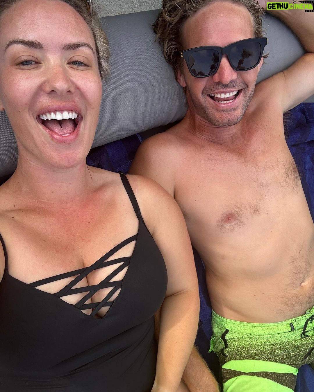Abby Coleman - 1.9K Likes - Kid free holiday highly recommend! Can’t lie I had a complete freak out on the plane over and was ready to turn the plane around but thanks to my mum and dad and the boys cousins and aunties and uncles who entertained them non stop and made them happy we were gone. Love ya more than ever @seedsman17