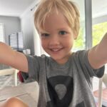 Abby Coleman Instagram - And just like that Koa bear is 5! We thought we knew what suborn was until you came along but our smart beautiful boy we couldn’t love you anymore than we do. May your year of being 5 be filled with all your favourite things- wrestling with your brothers, running races, football, swimming, tennis, basketball and cricket and lots of your best hugs and funny sense of humour. We love you 🥰