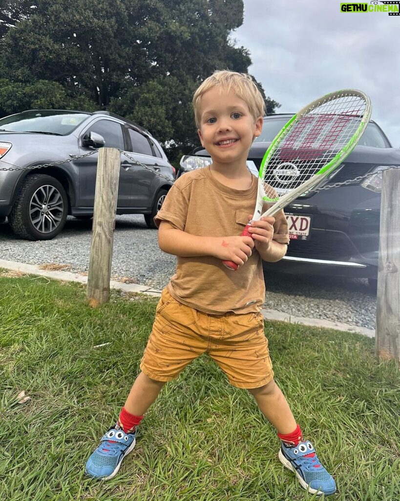Abby Coleman Instagram - And just like that Koa bear is 5! We thought we knew what suborn was until you came along but our smart beautiful boy we couldn’t love you anymore than we do. May your year of being 5 be filled with all your favourite things- wrestling with your brothers, running races, football, swimming, tennis, basketball and cricket and lots of your best hugs and funny sense of humour. We love you 🥰