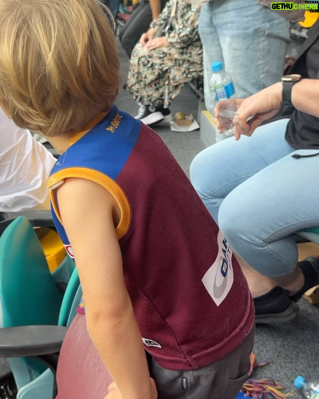 Abby Coleman - 1.9K Likes - What a weekend of Footy…. It’s just a game!
It’s a game each son started playing at the age of four and all became obsessed.
It’s the game I use to get my sons to start talking. Ask them about score predictions for the weekend and they won’t shut up.
It’s a game that is our family time… there is nothing better than cheering on every home game.
It’s a game that took us the MCG for our first time
@brisbanelions you are one amazing club and I’m gutted for you that you got so close but super proud of the season. Next year is yours 🏆 (the @brisbanebroncos too)
So sure it’s just a game but it means a lot to us
Thank you @brisbanelions #brisbanelions