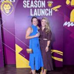 Abby Coleman Instagram - Colours on brand for 2023 @brisbanelions season launch! Pumped for this year!!! #golions Kangaroo Point, Queensland
