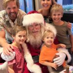 Abby Coleman Instagram - Santa!! 🎅 Jagger asked for a real penguin 🐧 and @seedsman17 asked for a constantly happy wife…. Both dreaming 😂 Lennons Restaurant