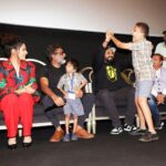 Abhishek Bachchan Instagram - An unforgettable day spent with these specially-abled kids, witnessing their priceless reactions during a special screening of #Ghoomer. Grateful for this heartwarming experience. 🤗🙏🏼 @bhamlafoundation #RBalki @saiyami @angadbedi