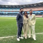 Abhishek Bachchan Instagram - What an honour to walk around the MCG. Now to walk towards the premiere tonight. Wish us luck. @iffmelbourne #TeamGhoomer #IFFM2023 #GhoomerInMelbourne