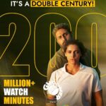 Abhishek Bachchan Instagram - This is amazing. Thank you all so much for watching!!! #Ghoomer #DoubleCentury #zee5