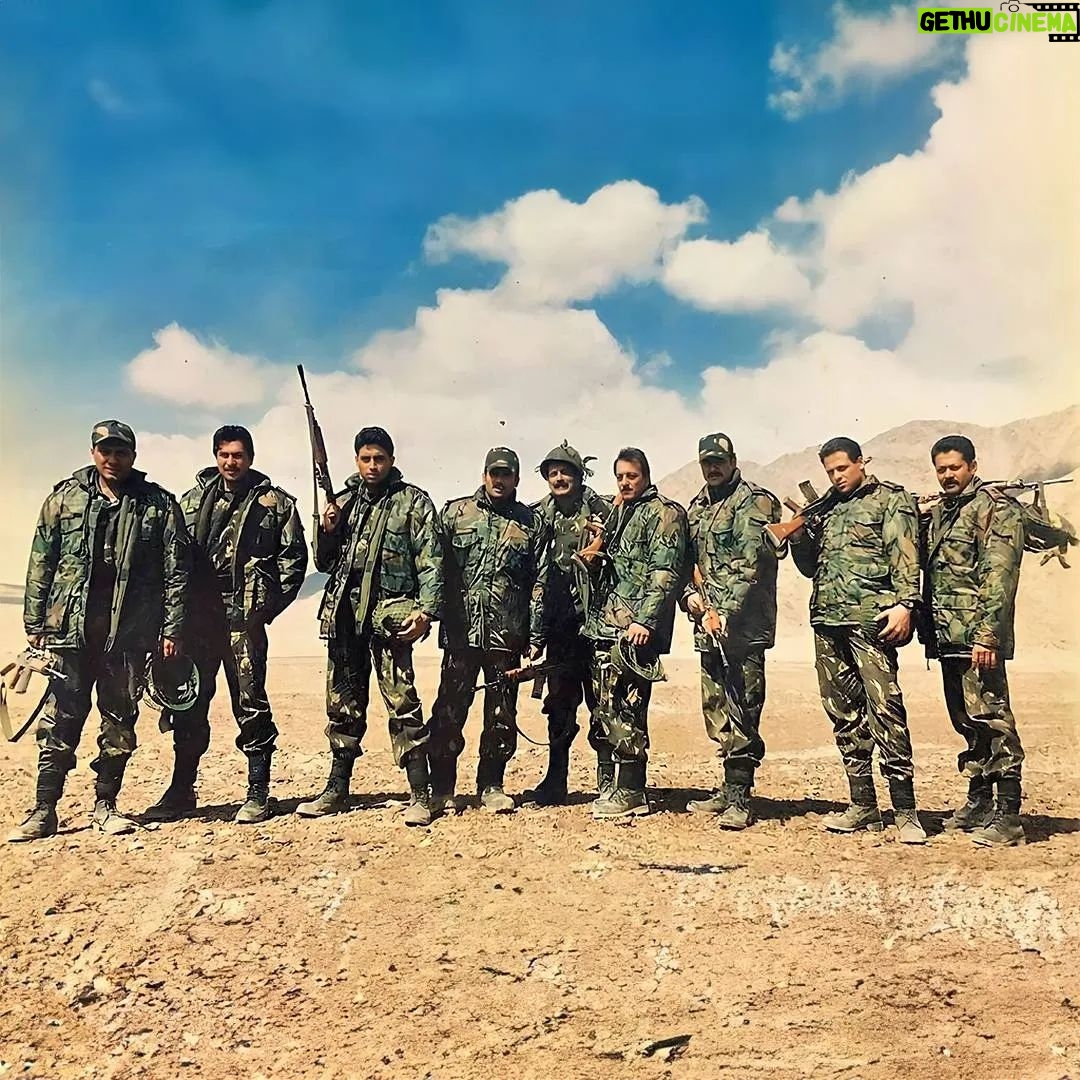 Abhishek Bachchan - 112.5K Likes - Time flies! Cannot believe it’s been 20 yrs since the release of L.O.C.
Such great memories making the film with so many friends. But an even greater honour to be able to tell the stories of our true heroes in the Indian armed forces. Thank you JP sahab for choosing me and giving me the opportunity to be a part in the film.
#20YearsOfLOCKargil
#VikramBatra #AjayDevgn #SanjayDutt #SunielShetty #SaifAliKhan #SanjayKapoor #AkshayeKhanna #NagarjunaAkkineni #AshutoshRana #RaniMukerji #ManojBajpayee #KareenaKapoor #RaveenaTandon #EshaDeol #RajBabbar #MohnishBehl #SudeshBerry #DivyaDutta #AyubKhan #ArmanKohli #RohitRoy #MukeshTiwari #AshishVidyarthi #RajZutshi
