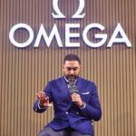 Abhishek Bachchan Instagram - It’s always a pleasure to spend time with my @omega family! Over the weekend in Delhi for the #OmegaGolfTrophy Loving my new Aqua Terra Master chronometer worldtimer. It’s a thing of beauty! Also, to my people at @herringboneandsui for, as always, making me look great ( if I may say so 😉), thank you. #omegawatches #natostraps #aquaterra #titanium #seamaster300 @nikitajaisinghani 🤗 India