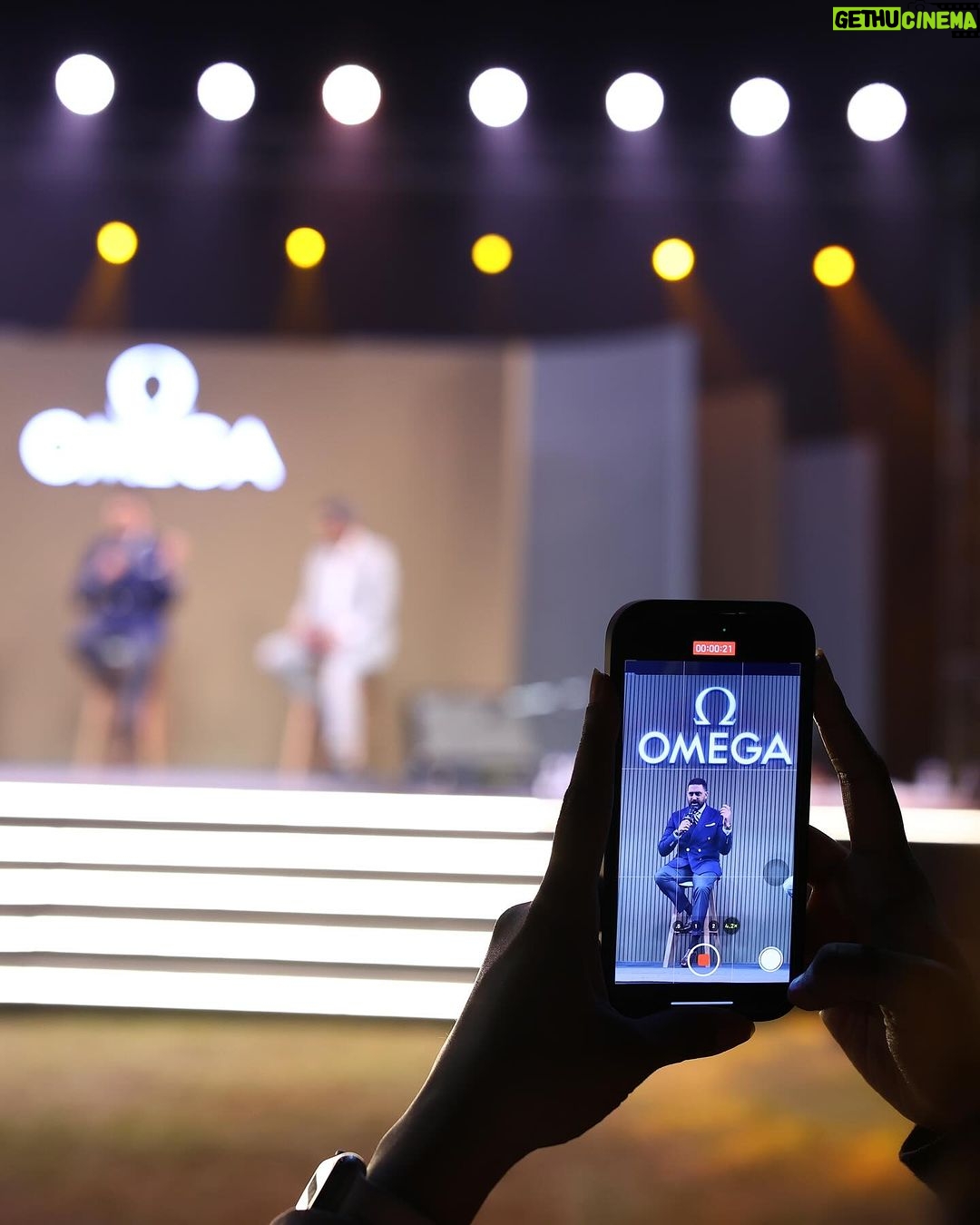 Abhishek Bachchan - 139K Likes - It’s always a pleasure to spend time with my @omega family!
Over the weekend in Delhi for the #OmegaGolfTrophy
Loving my new Aqua Terra Master chronometer worldtimer. It’s a thing of beauty!
Also, to my people at @herringboneandsui for, as always, making me look great ( if I may say so 😉), thank you.
#omegawatches #natostraps #aquaterra #titanium #seamaster300
@nikitajaisinghani 🤗