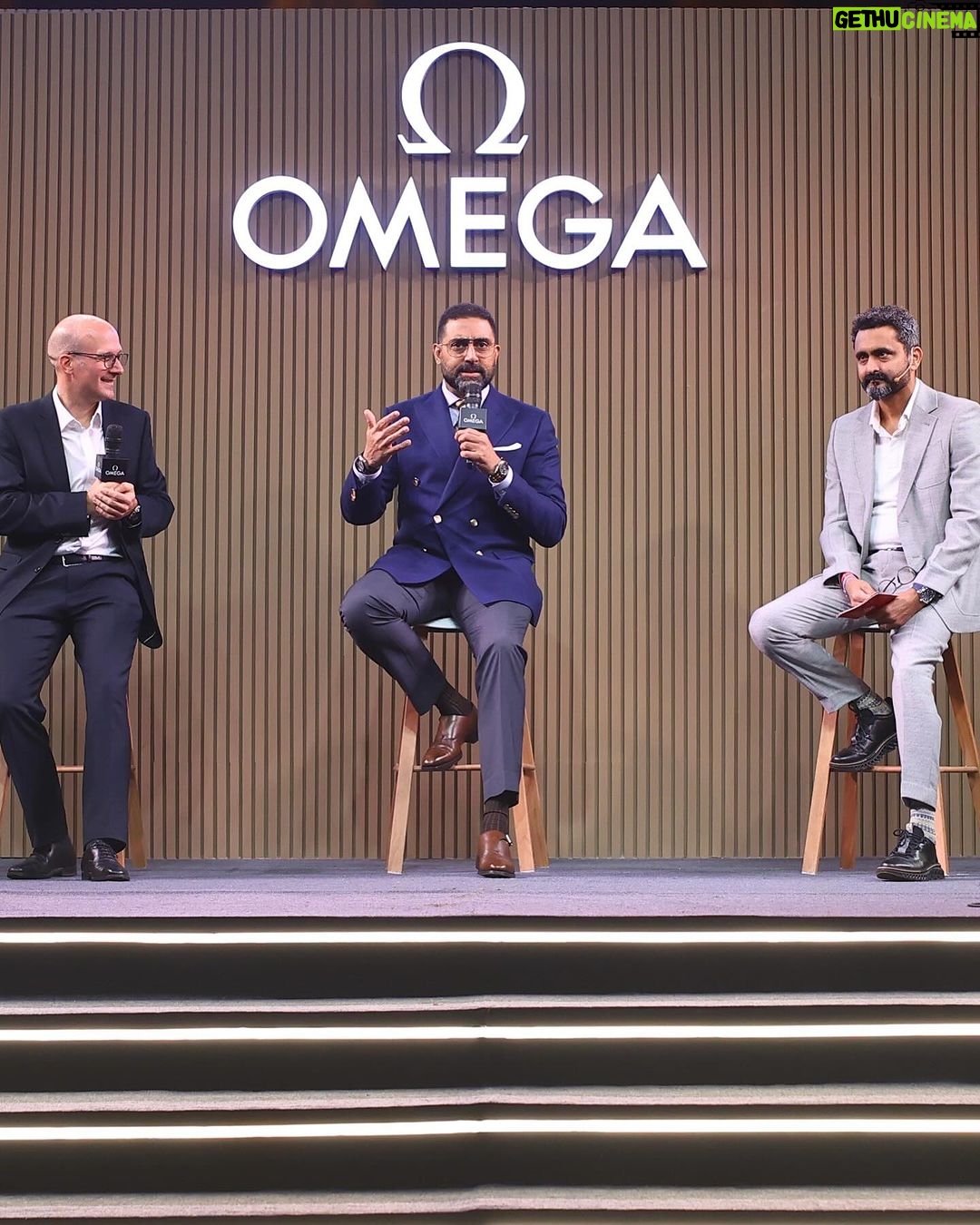 Abhishek Bachchan - 139K Likes - It’s always a pleasure to spend time with my @omega family!
Over the weekend in Delhi for the #OmegaGolfTrophy
Loving my new Aqua Terra Master chronometer worldtimer. It’s a thing of beauty!
Also, to my people at @herringboneandsui for, as always, making me look great ( if I may say so 😉), thank you.
#omegawatches #natostraps #aquaterra #titanium #seamaster300
@nikitajaisinghani 🤗