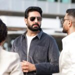 Abhishek Bachchan Instagram - What an honour to walk around the MCG. Now to walk towards the premiere tonight. Wish us luck. @iffmelbourne #TeamGhoomer #IFFM2023 #GhoomerInMelbourne