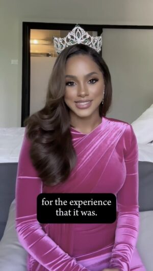Aché Abrahams Instagram - Who will be our next Miss World Trinidad & Tobago? 🥹🇹🇹👑❤️. Whoever she is, she’s indeed a lucky lady. I still can’t believe my reign is almost up. Reflecting on the extraordinary journey behind me and counting down the days until the exciting one next month in beautiful India @missworld 🌎! Stay tuned ❤️. Casting information available on @missworldtrinidadandtobago social media pages

#mw #missworld #missworld71 #71mw #india #beautywithapurpose #bwap #incredibleindia