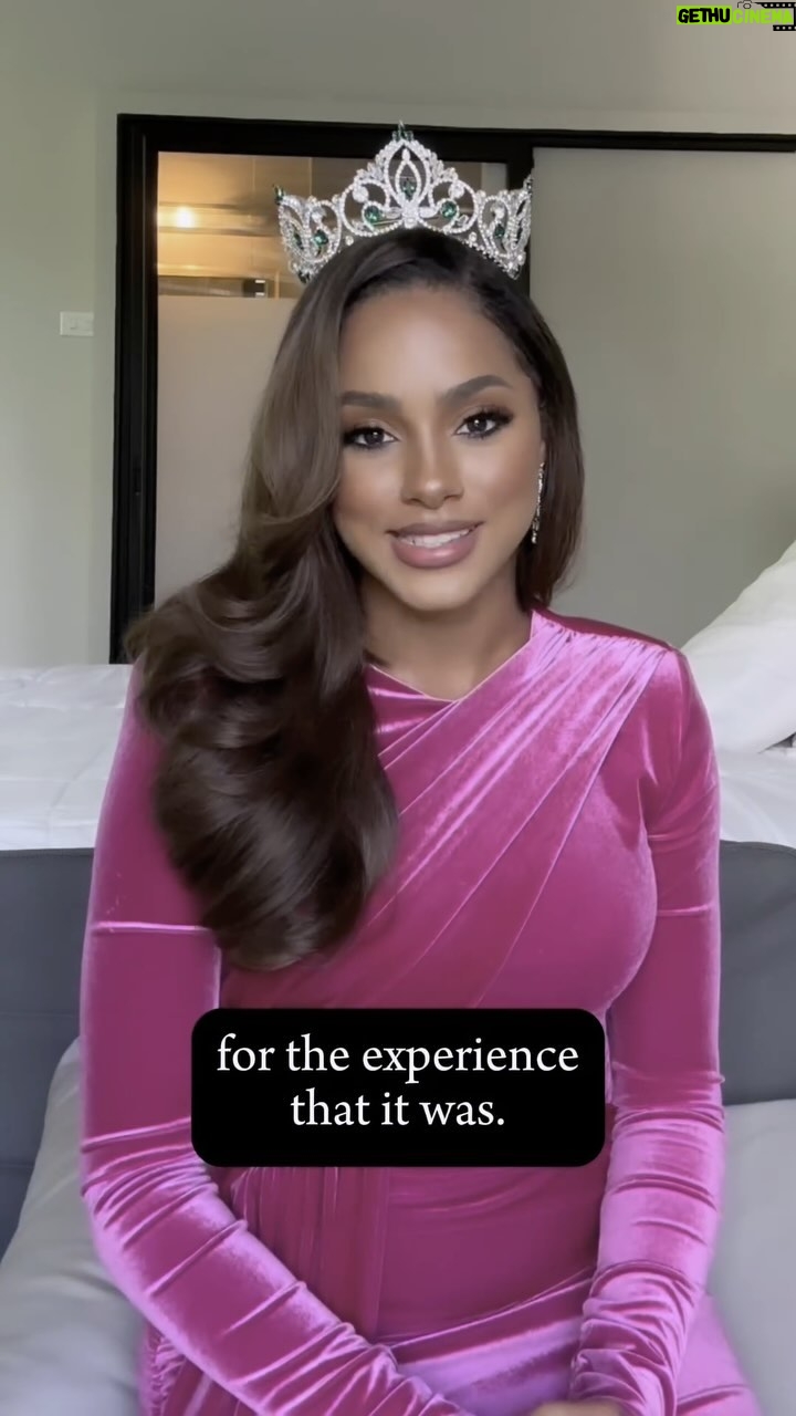 Aché Abrahams - 1.9K Likes - Who will be our next Miss World Trinidad & Tobago? 🥹🇹🇹👑❤️. Whoever she is, she’s indeed a lucky lady. I still can’t believe my reign is almost up. Reflecting on the extraordinary journey behind me and counting down the days until the exciting one next month in beautiful India @missworld 🌎! Stay tuned ❤️. Casting information available on @missworldtrinidadandtobago social media pages
#mw #missworld #missworld71 #71mw #india #beautywithapurpose #bwap #incredibleindia