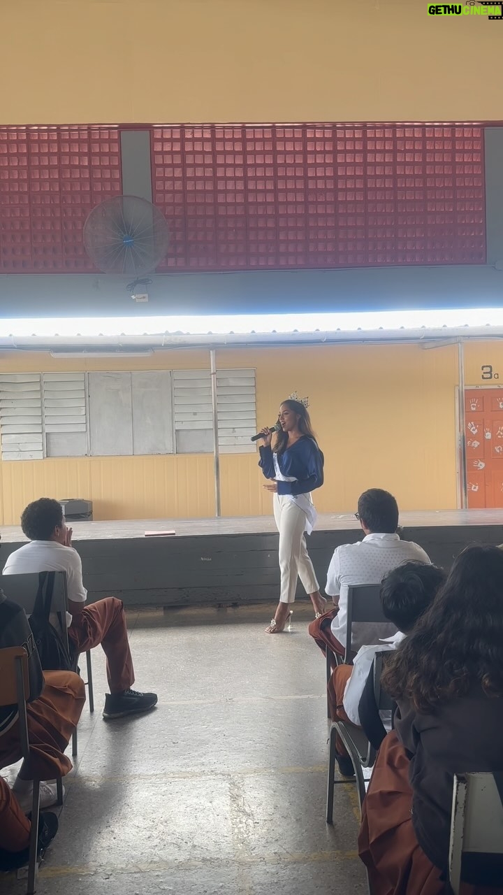 Aché Abrahams Instagram - So happy to continue my work as Kids in need of Direction’s youth mental health ambassador💚☺️ @kind_tt We officially commenced our school tour this week starting off with these incredible students from Chaguanas South Secondary. Thank you all for being so engaging and fun! ☺️ looking forward to the rest of our school tour and speaking about invisible scars kind_tt @invisiblescarsproject_mwtt #mw #missworld #missworld71 #71mw #india #beautywithapurpose #bwap #incredibleindia
