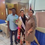 Aché Abrahams Instagram - Had such a great time at San Fernando City hall presenting my beauty with a purpose project @invisiblescarsproject_mwtt to just under 200 students! Every day is a new opportunity to shatter the stigma attached to mental health and ignite hope💚. It warms my heart to have young people come to me with their questions and stories after I present because I can help in the best way that I can to connect them with the support that they need. Thank you to a Touch of Joy foundation for inviting me and also partnering with me for future events at the La Seiva Village homework centre Trinidad and Tobago