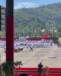 Aché Abrahams Instagram - Yesterday I got to celebrate Independence Day at the Independence Day parade🥳🇹🇹. I got the incredible opportunity to speak to our Prime minister, Dr the Honourable Keith Rowley, Madame Sharon Rowley, as well as Her Excellency Candace A Bond, the high commissioner of Japan, Jamaica and many other phenomenal people who are truly making an impact! I shared about my excitement to represent our beautiful islands in India later this year for @missworld and my passion to make a difference in the mental health arena. It’s always beautiful when our country comes together to celebrate. You feel the energy in the air🥰. T&T is truly unique with rich history, happy people and countless stories to share with this world. Thank you so much @trinidadgenie for having me as your guest🙏🏽 I had a blast. Hope you all had a Happy Independence Day! 🙏🏽❤️ #missworld #beautywithapurpose #roadtomissworld #InvisibleScarsProject #missworldtrinidadandtobago