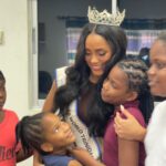 Aché Abrahams Instagram - Some more highlights from my mental health session with these incredible and sweet children from @kind_tt “catch up” summer camp 🥹❤️. So happy I get to do what I love which is to make people smile, especially the young ones. Creating safe spaces to discuss mental health is a passion of mine so thanks so much to @kind_tt for allowing me to be your youth mental health ambassador and to continue pushing my beauty with a purpose project @invisiblescarsproject_mwtt to all children who just want to feel safe and loved. Let’s continue to empower and transform as many lives as we can and please remember to be kind! 💚 #missworld #beautywithapurpose #roadtomissworld #InvisibleScarsProject #missworldtrinidadandtobago Trinidad and Tobago