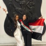 Aché Abrahams Instagram - So I walked to the immigration line in the Indira Gandhi International airport and locked eyes with this beautiful lady wearing her sash proudly and we simultaneously screamed in excitement like we’ve been best friends for years 😂🥰. The sisterhood is real at @missworld. We spent the entire car ride to the Ashok hotel laughing so much, sharing stories about our countries and learning each others languages. Go check out my lovely friend Miss Iraq @balsam_hussin, she is amazing, funny and kind hearted 🇮🇶🇹🇹🇮🇳🌎💙. I have a great feeling we’ll be friends for a very very long time 🥰 #mw #missworld #missworld71 #71mw #india #beautywithapurpose #bwap #incredibleindia For all the latest news follow @missworld official instagram The Ashok Hotel, New Delhi