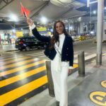 Aché Abrahams Instagram - Sweet T&T has officially landed in incredible India!!☺️🇮🇳🇹🇹 words can’t even begin to describe my excitement as I’m joining the most amazing group of people ever!! Day 1 has already exceeded my expectations (didn’t know that was possible😳). Can’t wait to share this unique journey with you all. Proudly waving the red, white and black at the Indira Gandhi International airport🇹🇹❤️ #mw #missworld #missworld71 #71mw #india #beautywithapurpose #bwap #incredibleindia For all the latest news follow @missworld official instagram Indira Gandhi International Airpot