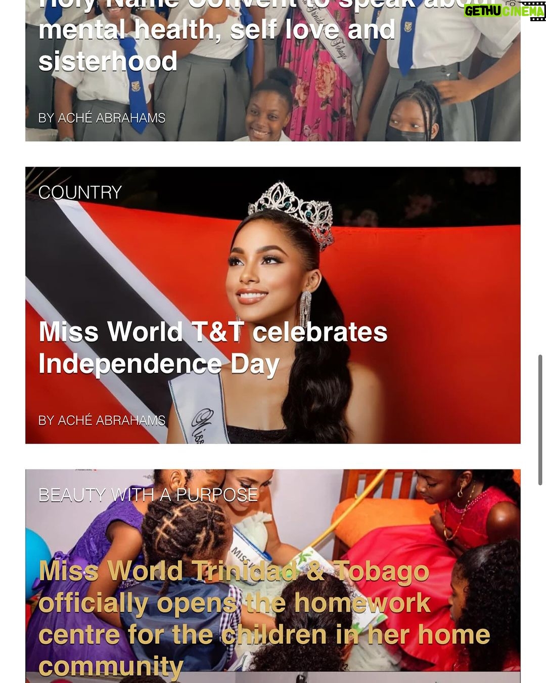 Aché Abrahams Instagram - Hello beautiful people, the excitement continues to build as we officially commence our experience at @missworld tomorrow in Incredible Delhi, India! ☺️💙🌎🇮🇳🇹🇹. Over the last year and a half, I’ve had the most amazing experience using this platform to create a positive impact in our beautiful country, Trinidad and Tobago, as well as other countries through many NGOs and charities. This has been the most fulfilling chapter of my life and I can only imagine how the next few weeks will feel as they unfold☺️. Please go check out my official page on the @missworld website where I wrote several articles about my journey and the many activities I completed as Miss World Trinidad & Tobago. I will also be posting more as I continue along this journey. Link is available in my bio! It’s an absolute honour to be part of an organization that believes in purpose and giving back! Sending lots of love, wherever you are in the world 🥰🌎 #mw #missworld #missworld71 #71mw #india #beautywithapurpose #bwap #incredibleindia For all the latest news follow @missworld official instagram