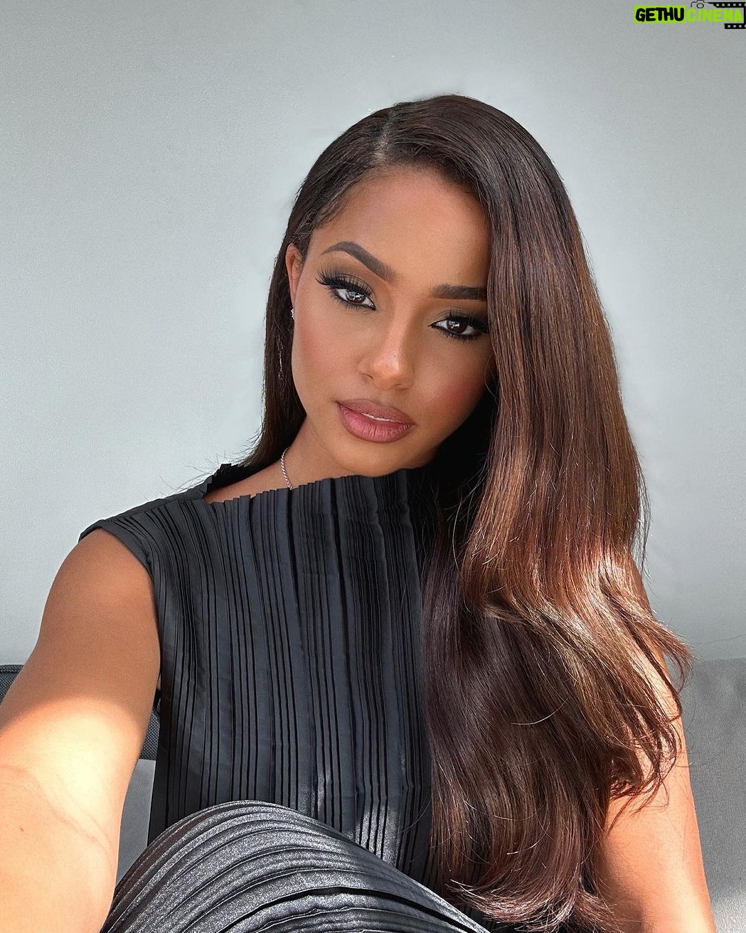 Aché Abrahams - 2.2K Likes - Fall in love with the process🦋🖤. The @missworld finale will now be held in March 2024! Thank you all for your endless support. I will continue to wave the red, white and black flag proudly and continue to pour my heart into my project @invisiblescarsproject_mwtt
