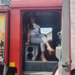 Aché Abrahams Instagram – Let’s take a moment to salute the brave women and men who risk their lives for our safety every day! 😊🙏🏽 first responders are the true super heroes. Thank you all for your service! 👨‍🚒👩‍🚒🚒 @tt_fireservice 👮👮‍♂️🚓