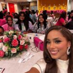 Aché Abrahams Instagram - Celebrating International Day of The Girl with Scotia Bank at their girls camp with these awesome young ladies☺️🩷 the focus of the day was women in STEM, the digital world and the impact of social media on our self esteem, mental health and our society at large. So grateful to have been part of the speed influencer segment to interact and answer all their questions ☺️ had so much fun. The future is definitely digital and it’s important we’re all part of this evolution. Truly impressed with their young minds and great potential! Thank you again Scotia for inviting me🫶🏽 #missworld #beautywithapurpose #roadtomissworld #InvisibleScarsProject #missworldtrinidadandtobago Trinidad and Tobago