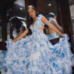 Aché Abrahams Instagram - like a butterfly, her wings unfold🦋✨ Photography by the incredibly talented @samandco_photos and @domophoto_ 👗 @kootiscouture #missworld #beautywithapurpose #roadtomissworld #InvisibleScarsProject #missworldtrinidadandtobago Trinidad and Tobago