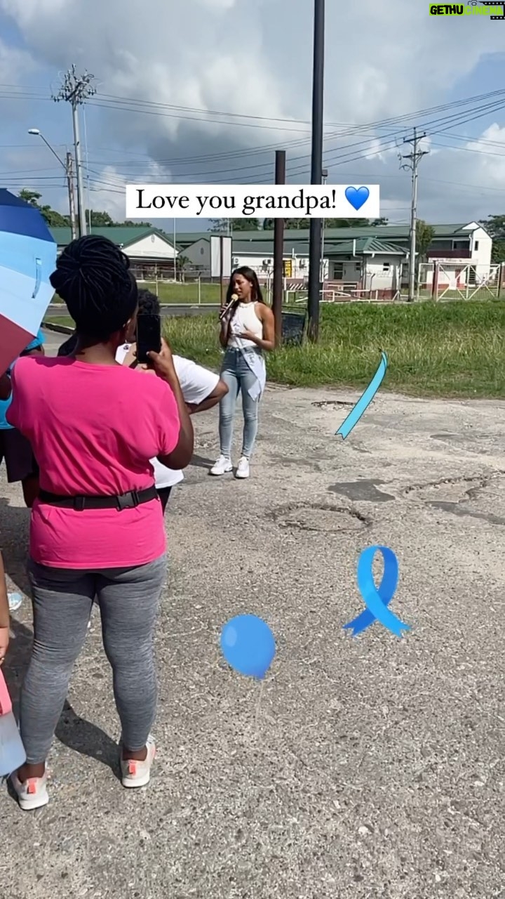 Aché Abrahams Instagram - Yesterday I was invited to speak at the iSmile “walk it off” march and family day for cancer survivors, fighters and the taken. It was also the anniversary of my grandpa’s passing who unfortunately lost his battle to prostate cancer. I couldn’t have asked for a better way to commemorate him. He lives through me and the work I do as Miss World T&T. His altruism has inspired me and his passion for giving back is what guides me in life. Love you grandpa! Thank you @dydyperry for the beautiful initiative and congratulations on your victory🩷 thank you again @nicoledyergriffith for your invitation ☺️ #missworld #beautywithapurpose #roadtomissworld #InvisibleScarsProject #missworldtrinidadandtobago Trinidad and Tobago