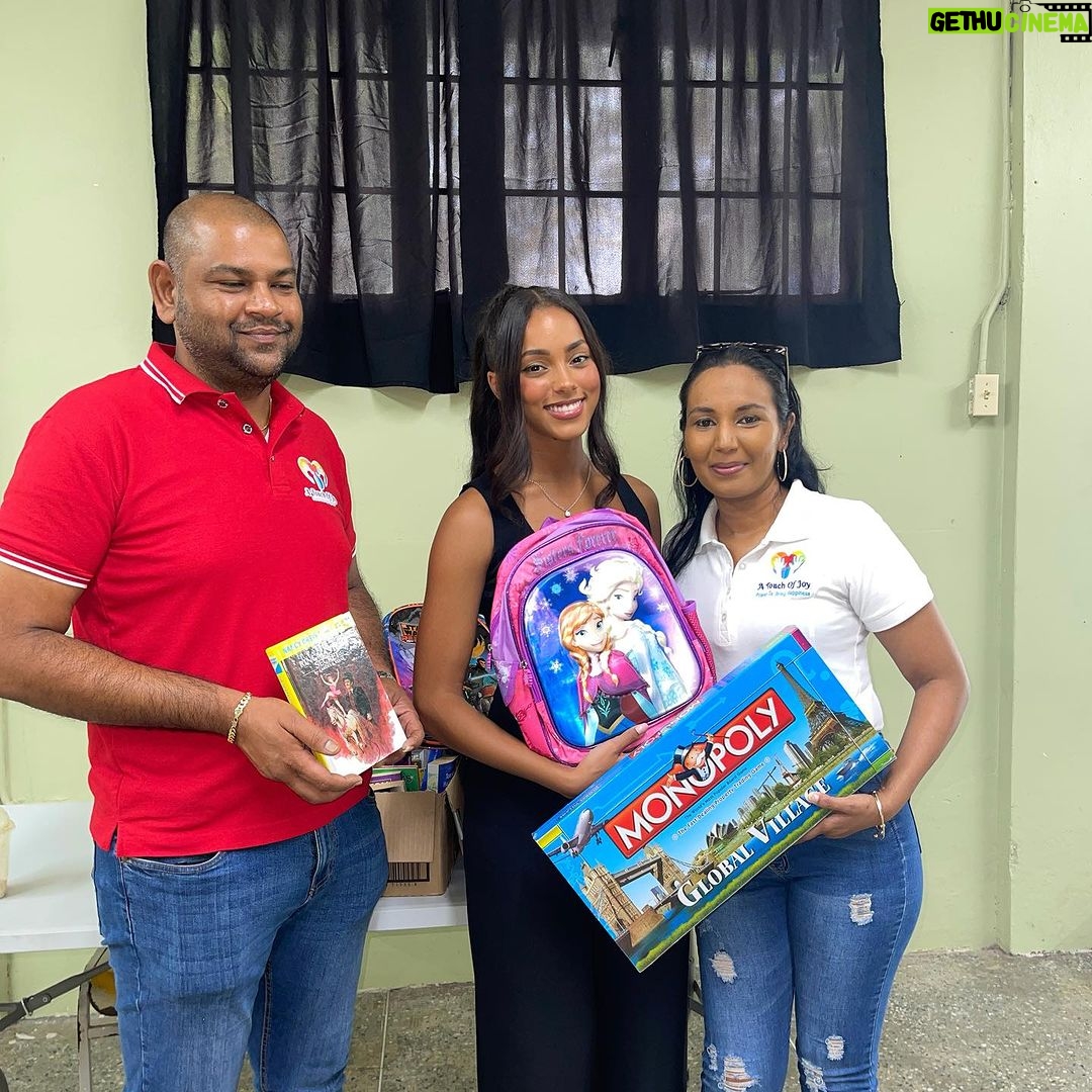 Aché Abrahams Instagram - More books and games for the children of our homework centre ☺️ thank you so much @atouch_of_joy foundation for joining forces with my project @invisiblescarsproject_mwtt to keep our children smiling. My goal for the centre was to ensure the children enrolled can have the support they need academically while also having fun outlets to boost their morale, mental health and overall well-being. I’m so fortunate to have people around me who share this vision too!☺️ we are always stronger together and our impact can be much greater🤝🏽❤️ #missworld #beautywithapurpose #roadtomissworld #InvisibleScarsProject #missworldtrinidadandtobago Trinidad and Tobago