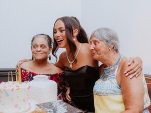 Aché Abrahams Instagram - Couldn’t have asked for a better way to bring in my 24th year!🥹 All these beautiful people that I love surprised me for my birthday. Nothing beats being surrounded by true love and genuine support. I have waaaay more than 24 things to be grateful for! 🥰🤭 #24