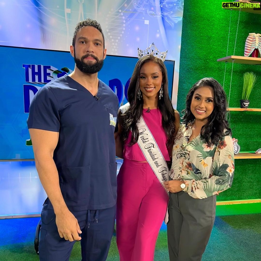 Aché Abrahams Instagram - So happy to be part of the collective conversation around mental health happening here in T&T! 💚 the key to ending stigma is public education. Can’t wait to see the anxiety episode of @thedoctorsjournaltt with @dr.michael.taylor and @the_shalz where I was invited to speak about my story, what I’ve learned about coping with anxiety and how we as a collective can shed light on mental health awareness to find true solutions! Check out @invisiblescarsproject_mwtt if you’d like to see the work I’m doing within the mental health space 💚 #missworld #beautywithapurpose #roadtomissworld #InvisibleScarsProject #missworldtrinidadandtobago Trinidad and Tobago