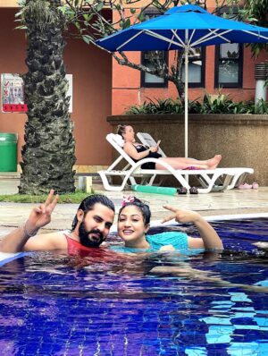 Achol Instagram - Relaxing N Refresh 🏊￼