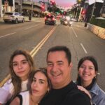 Acun Ilıcalı Instagram - With my angels in the city of angels Los Angeles, California