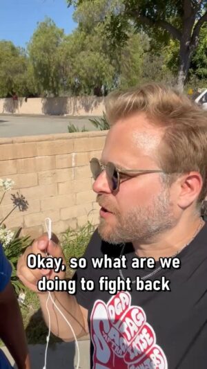 Adam Conover Instagram - Help us DEMAND basic safety for pedestrians and pickets outside Universal!