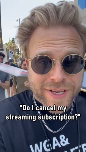 Adam Conover Instagram - How can YOU support writers and actors on strike?